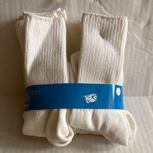 NWT GAPKids White Casual Crew Socks Large